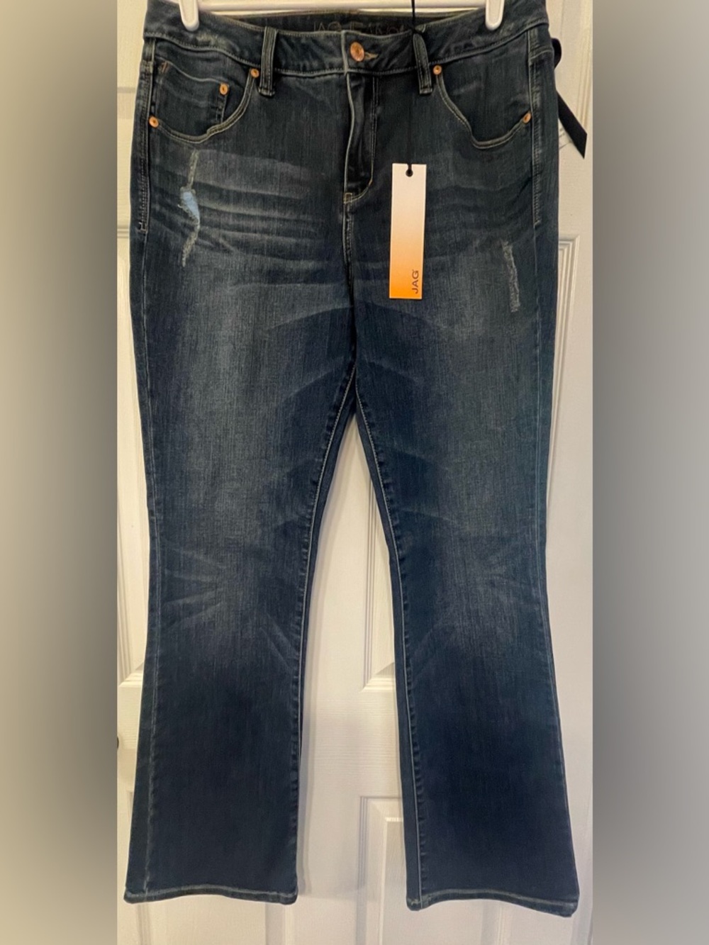 Jag Jeans Indigo Mid Rise Foster Boot Leg Jeans